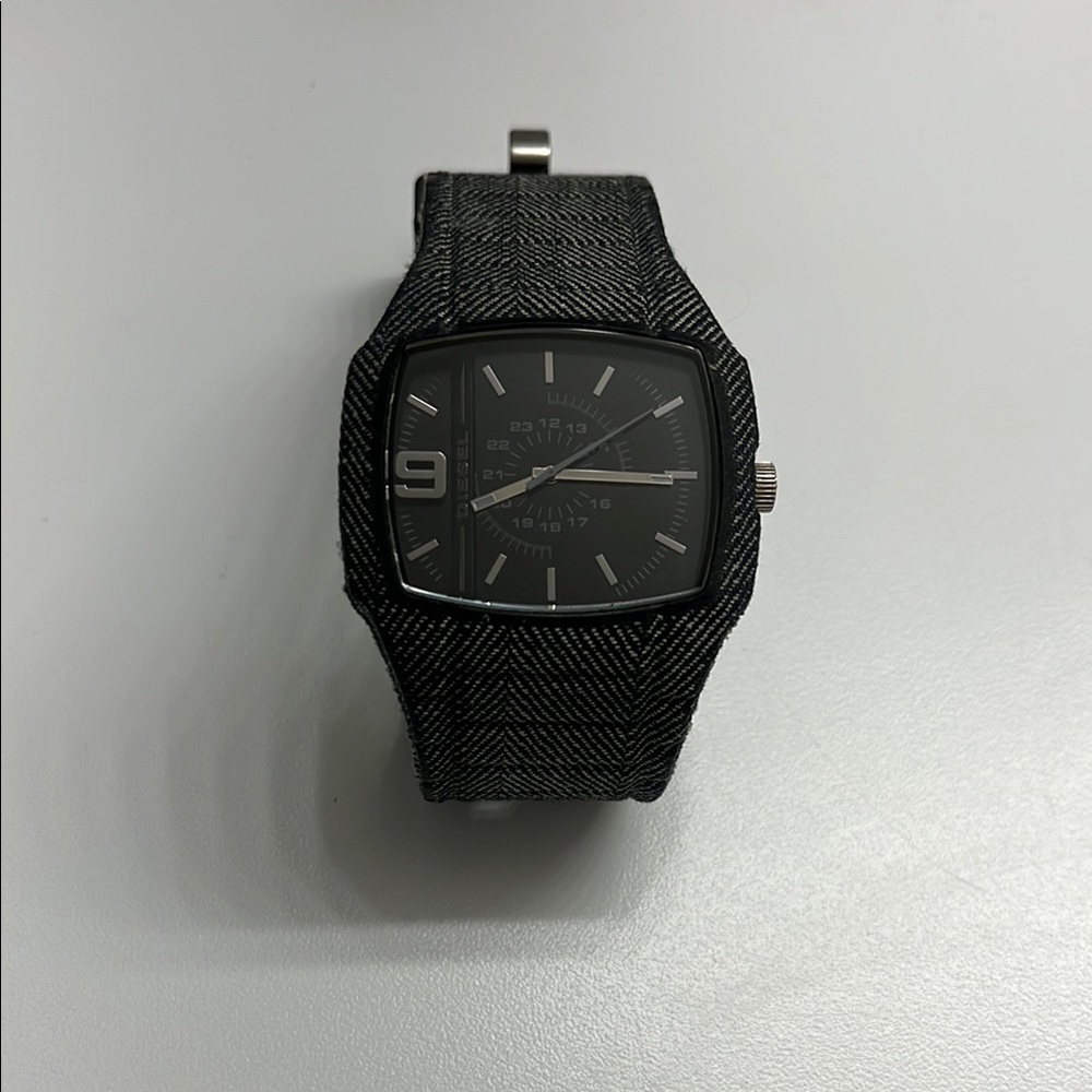 Diesel Black and Blue Watch Modern Design